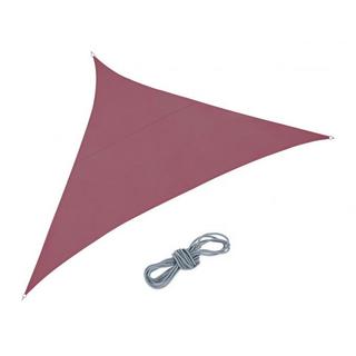 B2X Voile d'ombrage polyester triangulaire bordeaux  