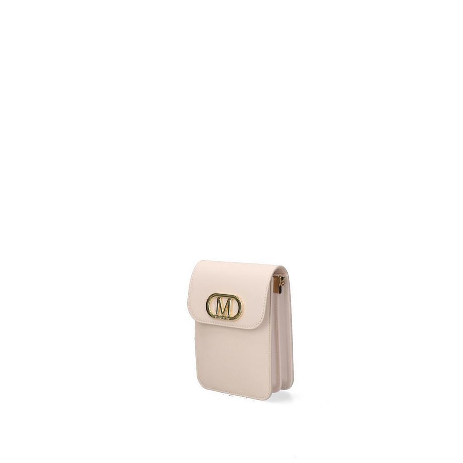 Marc Ellis Schultertasche mit Logoverschluss  
