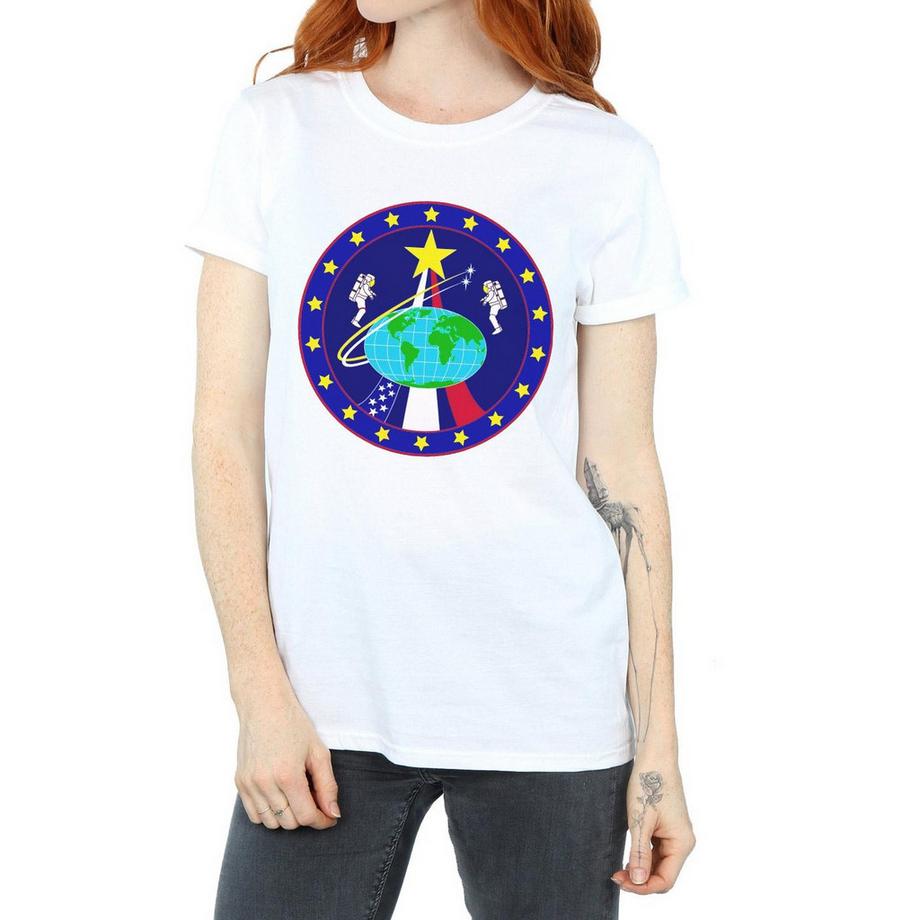 Nasa Bedrucktes Boyfriend Fit T-Shirt  