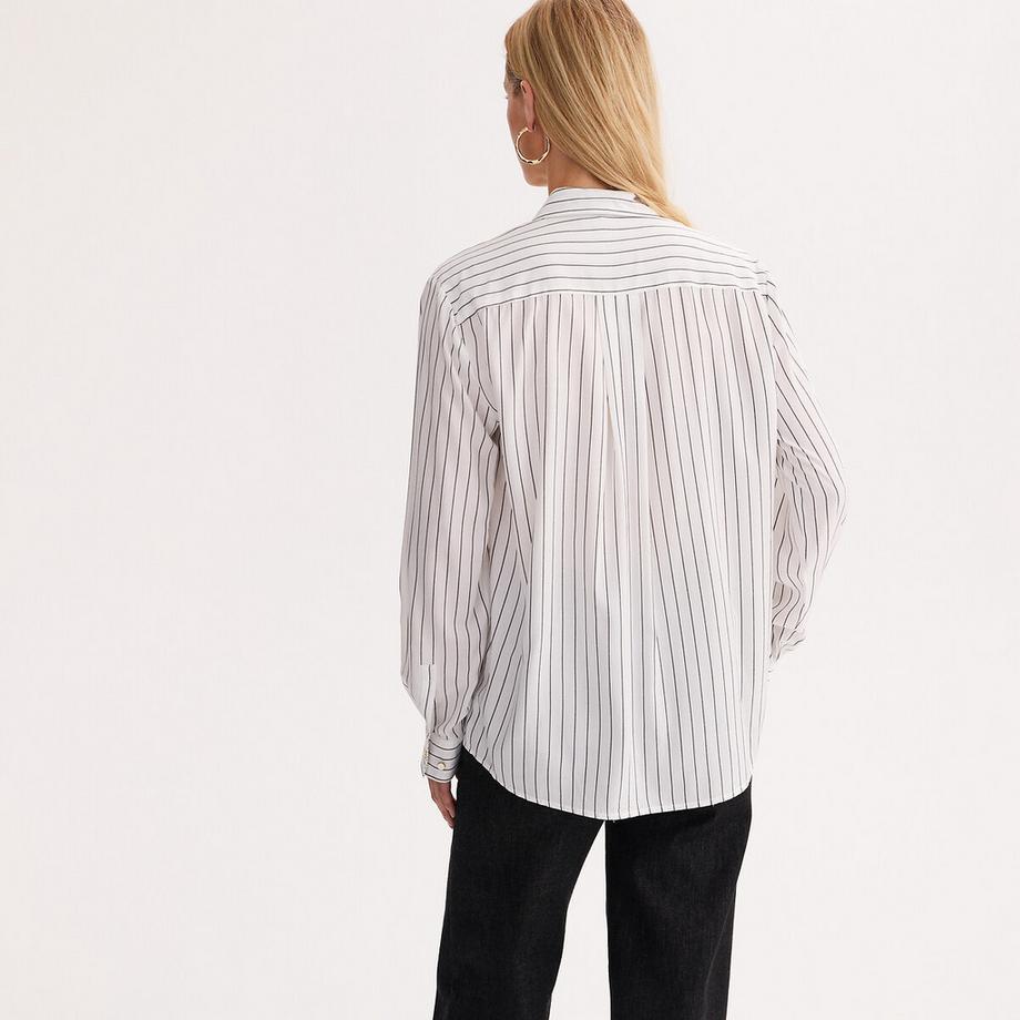 La Redoute Collections Chemise rayée manches longues  