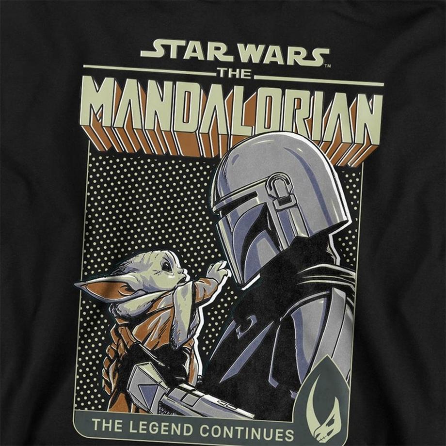 Star Wars: The Mandalorian  Legend Continues Felpa Con Cappuccio Grogu 