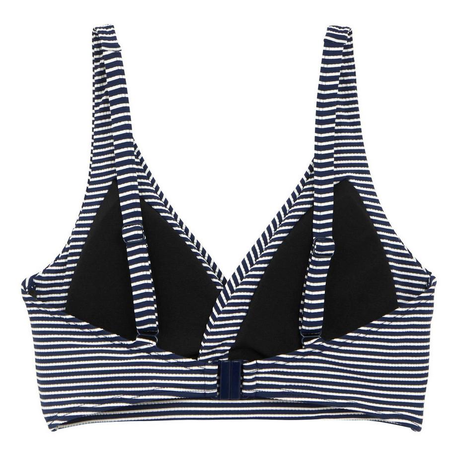 Regatta Top bikini Seersucker a righe  