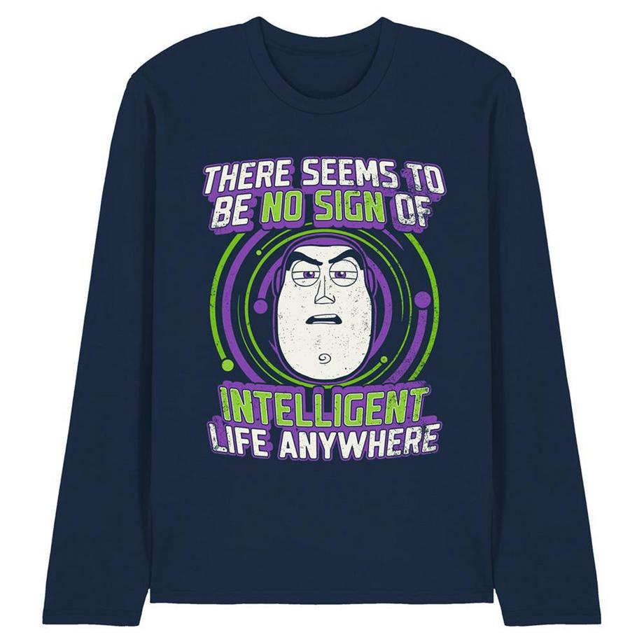 T-ShirtManches Longues Motif Buzz L´éclair No Sign Of Intelligent Life