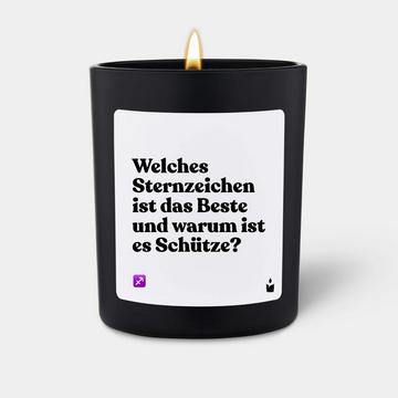 Duftkerze Flowery Welches Sternzeichen ist das Beste und warum ist es Schütze?