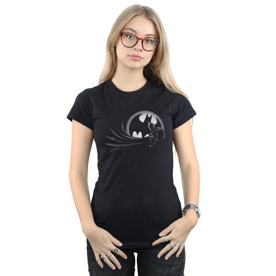 DC COMICS Batman Logo Bedrucktes T-Shirt  