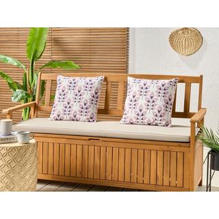 Beliani Gartenkissen 2er Set aus Polyester Modern TORRETTA  