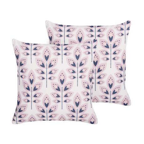 Beliani Gartenkissen 2er Set aus Polyester Modern TORRETTA  