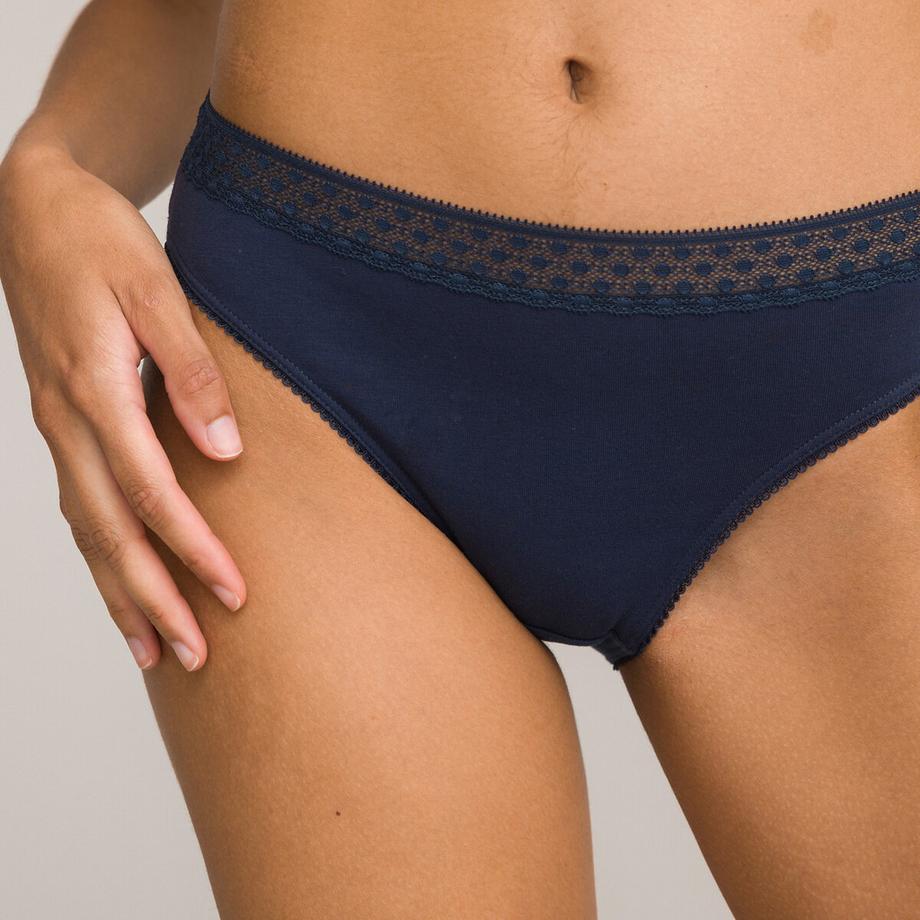 La Redoute Collections Lot de 3 slips  