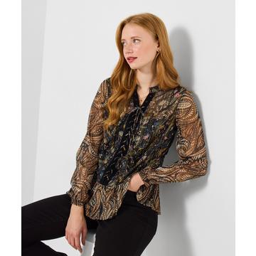 Boho-Bluse mit Blumenprint und Top