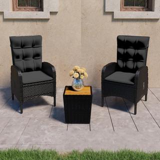 VidaXL set bistrot Polirattan  