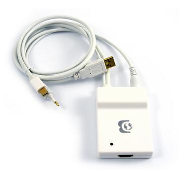 Dr. Bott 15283 câble vidéo et adaptateur HDMI Type A (Standard) Mini DisplayPort Blanc