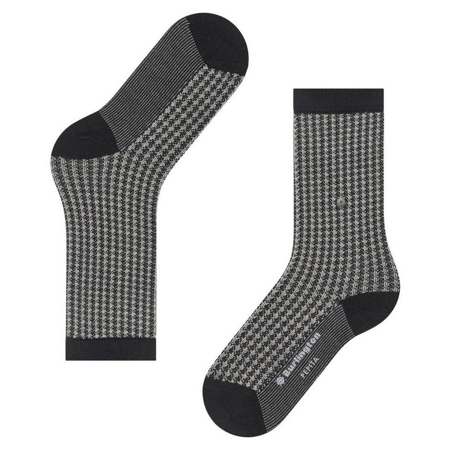 Burlington Pepita Hahnentritt Socken  