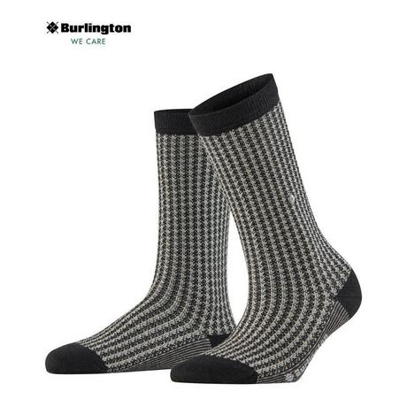 Burlington Pepita Hahnentritt Socken  