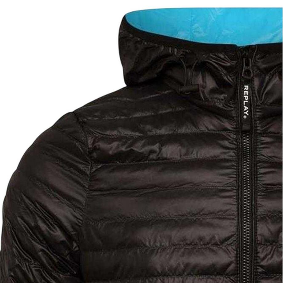 REPLAY Reguläre Steppjacke mit Kapuze  