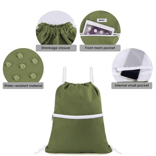 Only-bags.store Turnbeutel mit Außentasche und Innentasche  