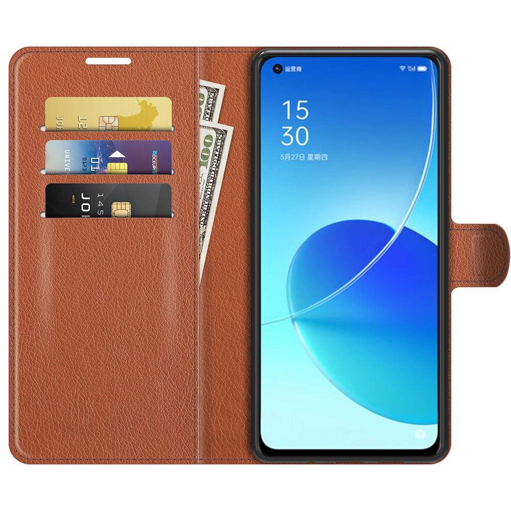 Cover-Discount  OPPO Reno6 - Leder Etui Hülle 