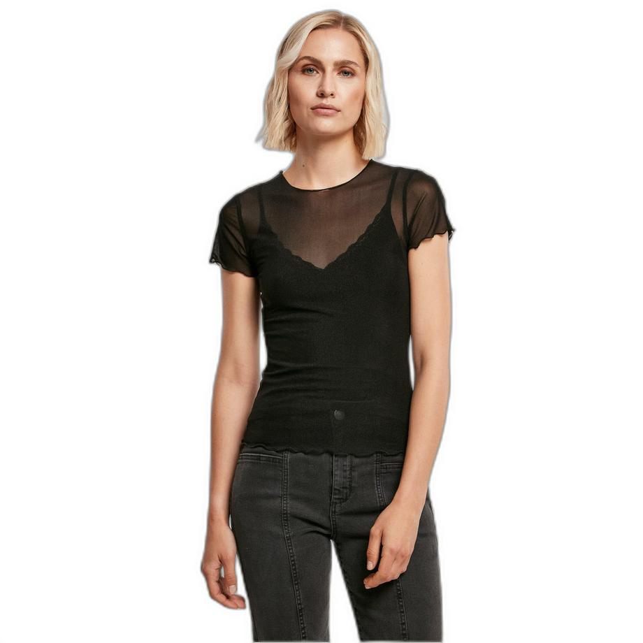 URBAN CLASSICS T-Shirt Transparent Manches Courtes  