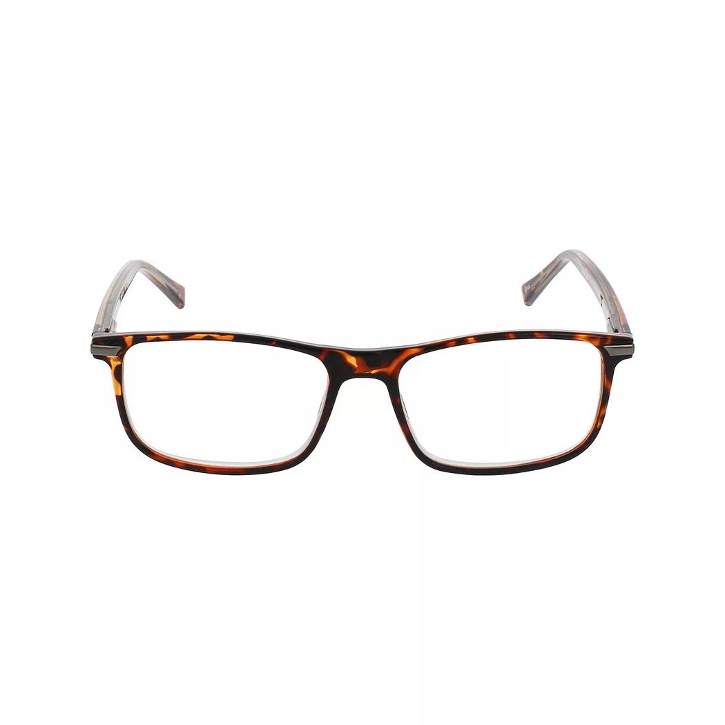 Invu - Lesebrille mit Etui, für Damen, Braun Bedruckt, Größe Onesize