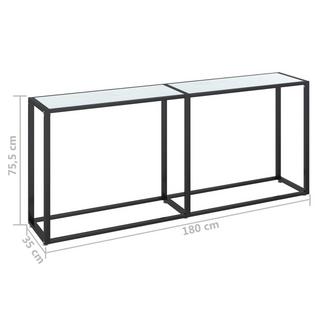 VidaXL Table console verre  