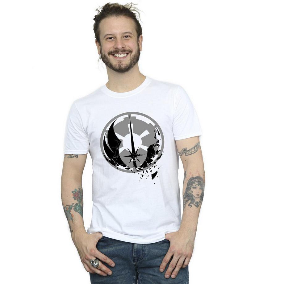 STAR WARS Star Wars Galaktisches Imperium und Rebellenallianz Symbol T-Shirt  