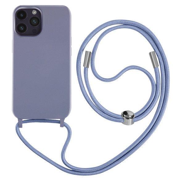 Micoden Cover per iPhone 12 Cordino per iPhone 12 in silicone con collana Regolabile con motivo cuore d'amore carino, custodia con cordino, cordino in