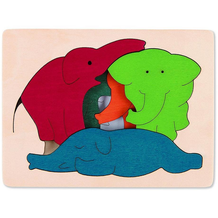 Puzzle Elefanten (7Teile)