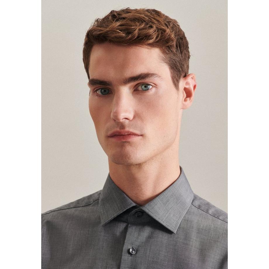 Seidensticker Business Hemd Regular Fit Kurzarm Uni  