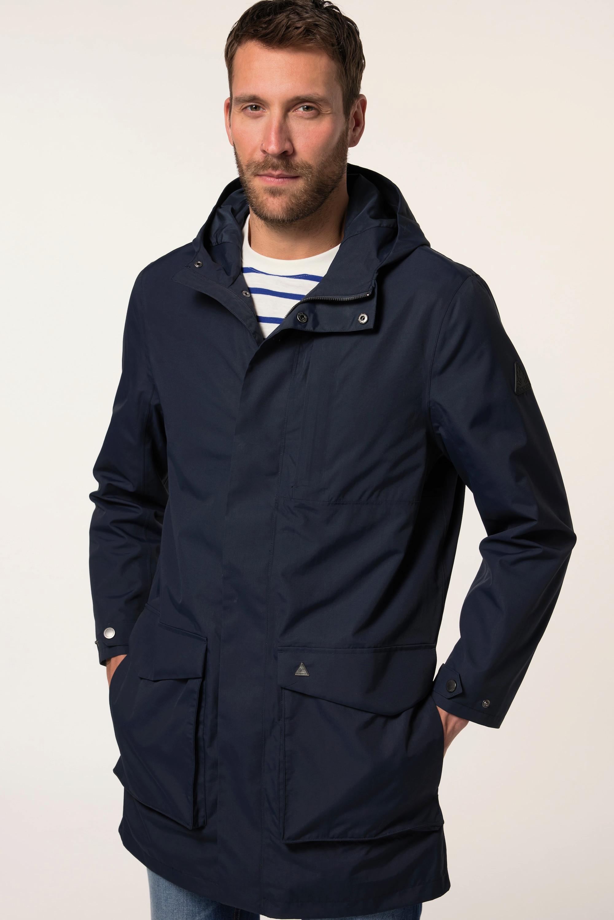 JP1880 Regenmantel wasserabweisend Kapuze recycelte Materialien  