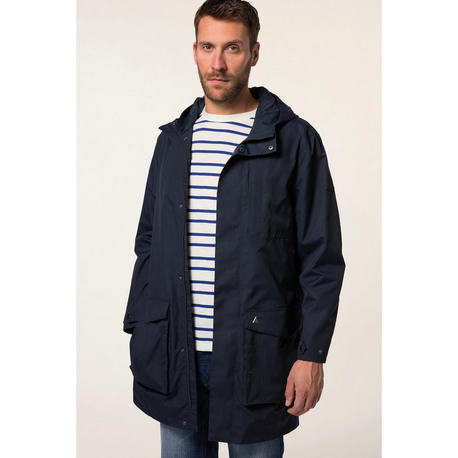 JP1880 Regenmantel wasserabweisend Kapuze recycelte Materialien  