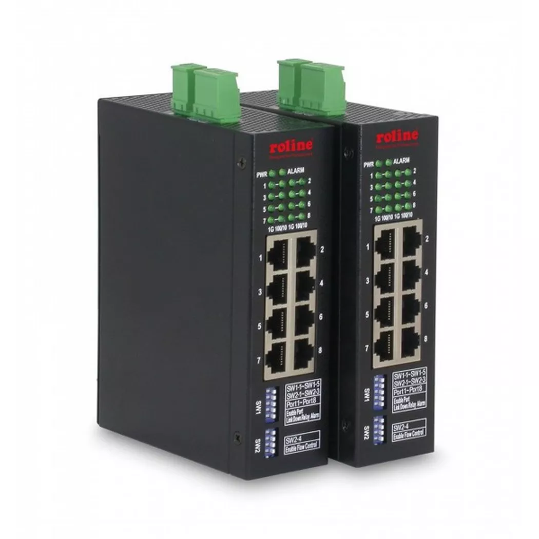 Roline - Industrial 8x Gigabit Ethernet Switch