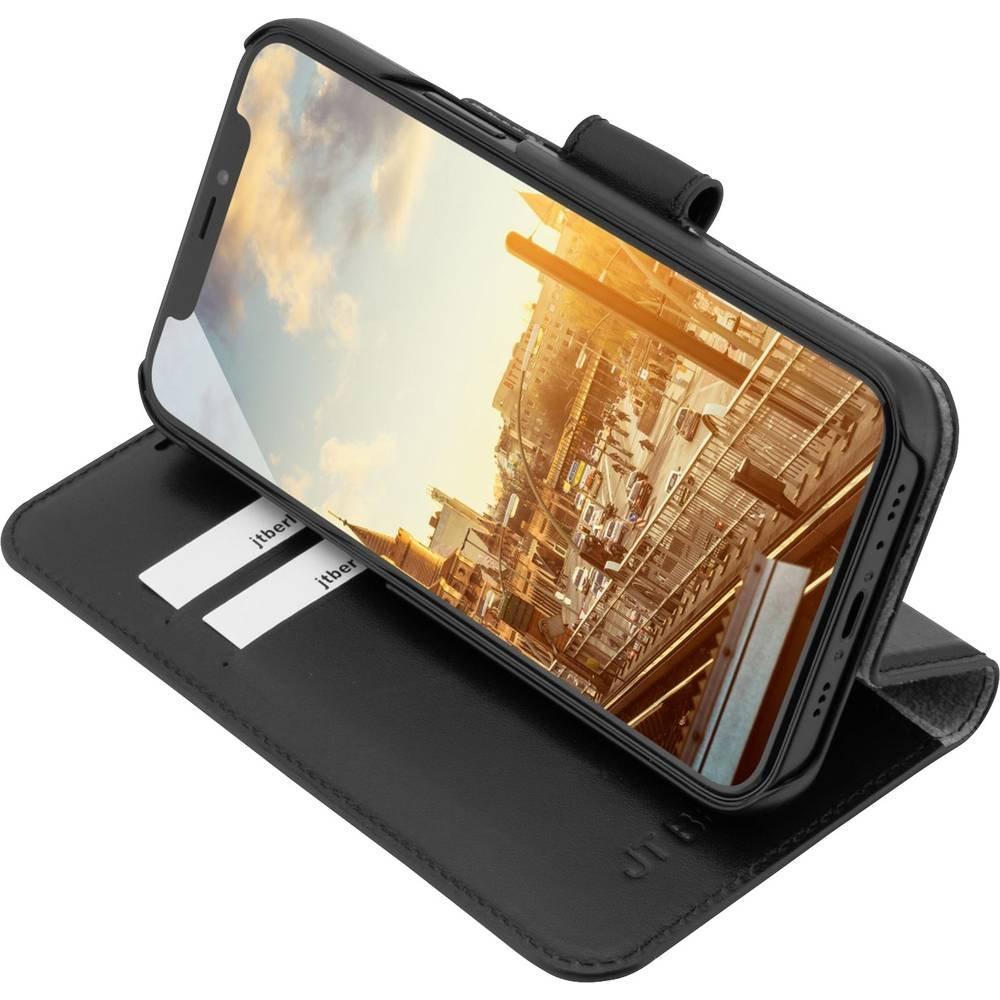 JTBerlin  JT Berlin Custodia a libro Booklet iPhone 12 mini Nero 10664 1 pz. 