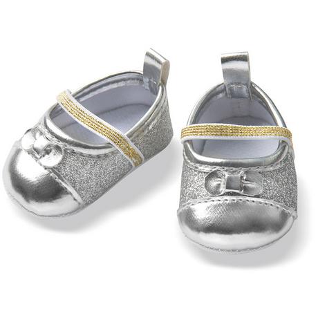 Heless  Glitzerballerinas Silber (38-45cm) 