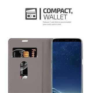 Cadorabo  Housse compatible avec Samsung Galaxy S8 - Coque de protection avec fermeture magnétique, fonction de support et compartiment pour carte 