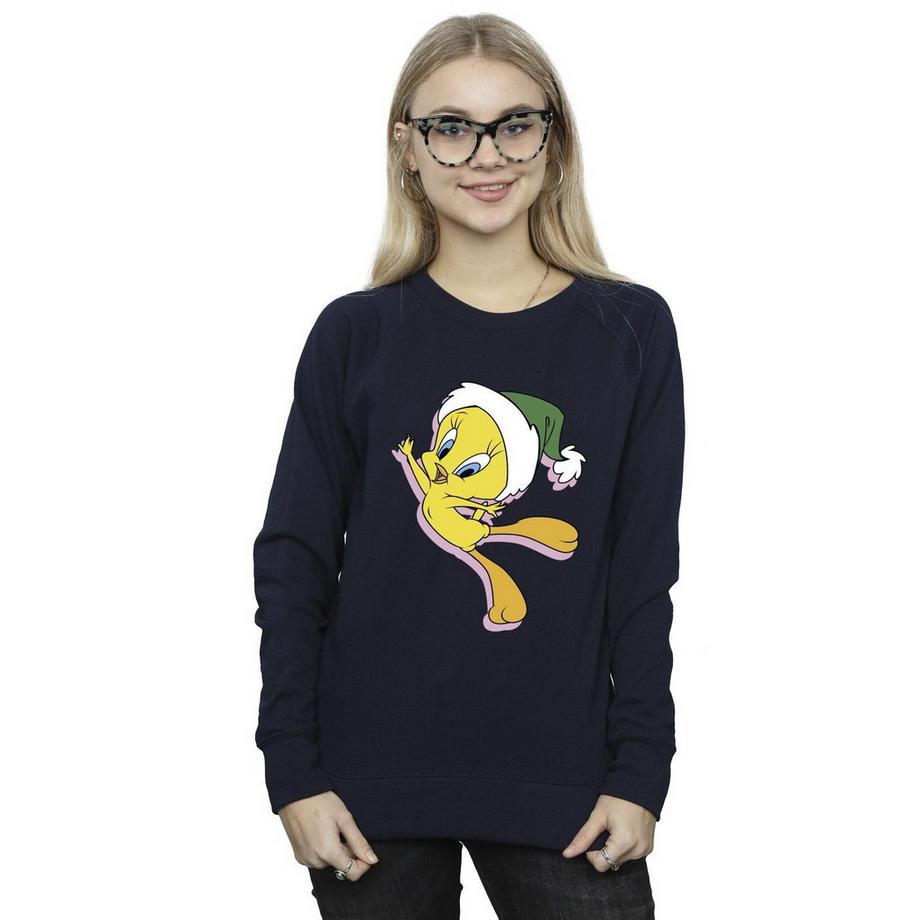 LOONEY TUNES Tweety Bird Weihnachts-Sweatshirt  