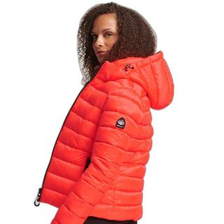 Superdry  daunenjacke mit kapuze, damen uperdry claique 