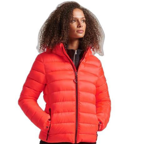 Superdry  daunenjacke mit kapuze, damen uperdry claique 