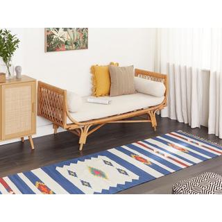 Beliani Tapis en Coton Traditionnel VARSER  