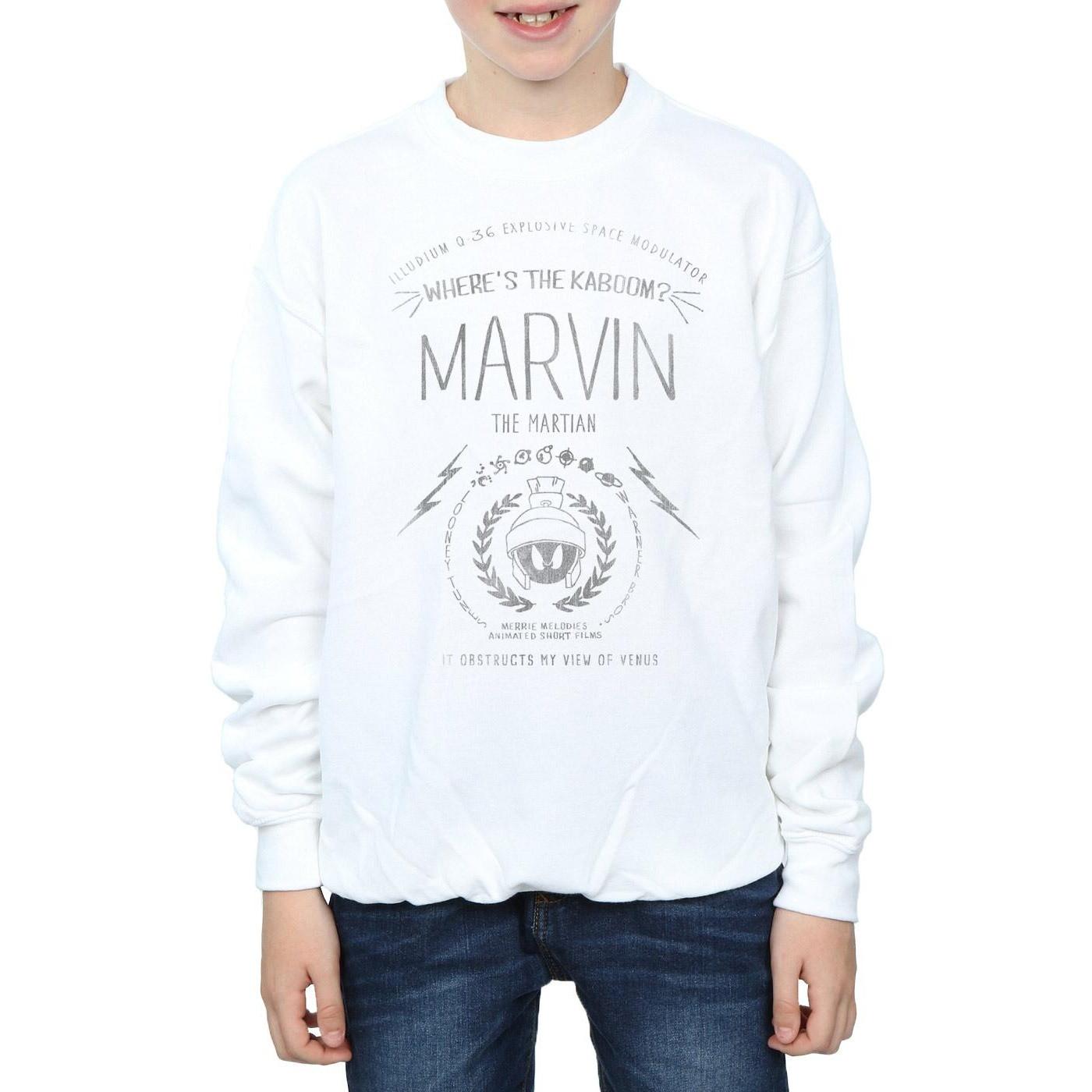 LOONEY TUNES  Marvin The Martian Where´s The Kaboom Sweatshirt 