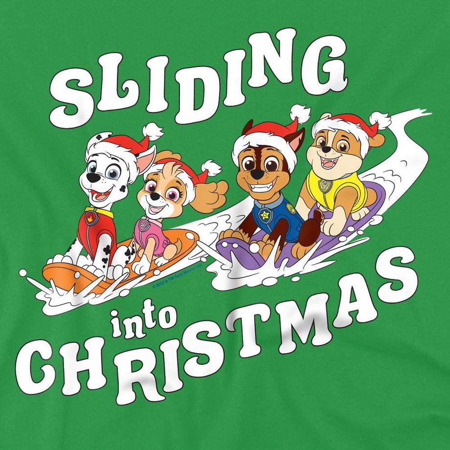 PAW PATROL T-shirt Sliding Into Christmas  