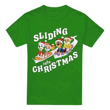 Tshirt SLIDING INTO CHRISTMAS