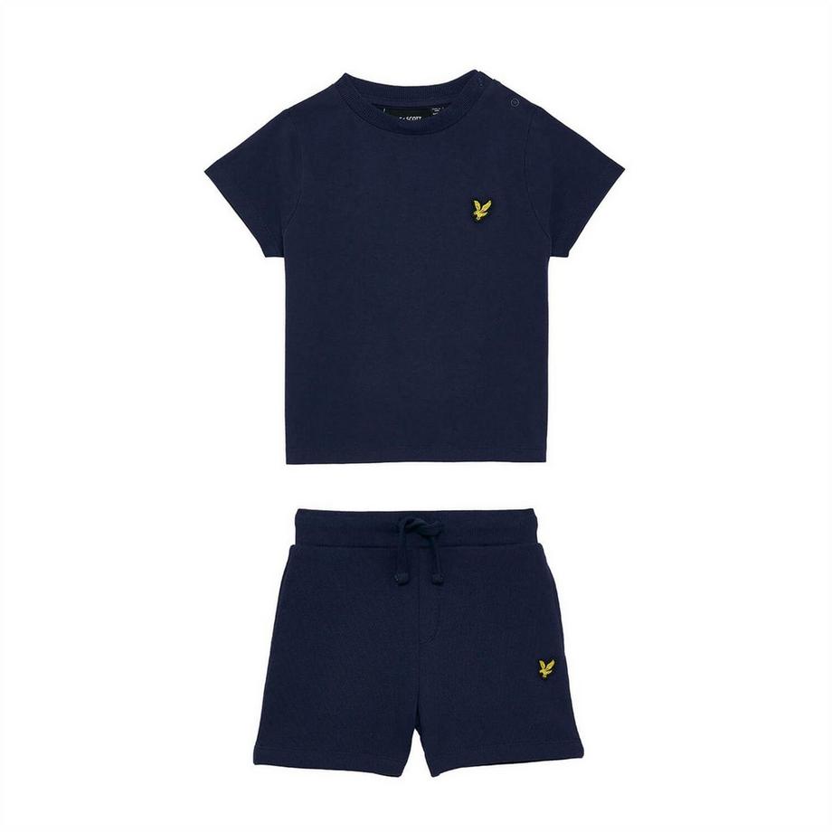 Ensemble T-ShirtManches Courtes Et Short À Taille Élastiquée
