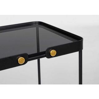 mutoni Table d'appoint Zeina carré 32 (lot de 2)  