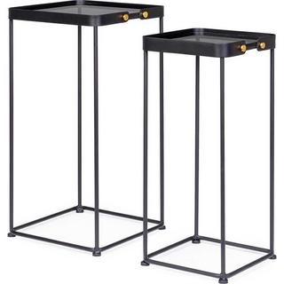 mutoni Table d&#039;appoint Zeina carrée 32 (lot de 2)  