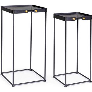 mutoni Table d&#039;appoint Zeina carrée 32 (lot de 2)  