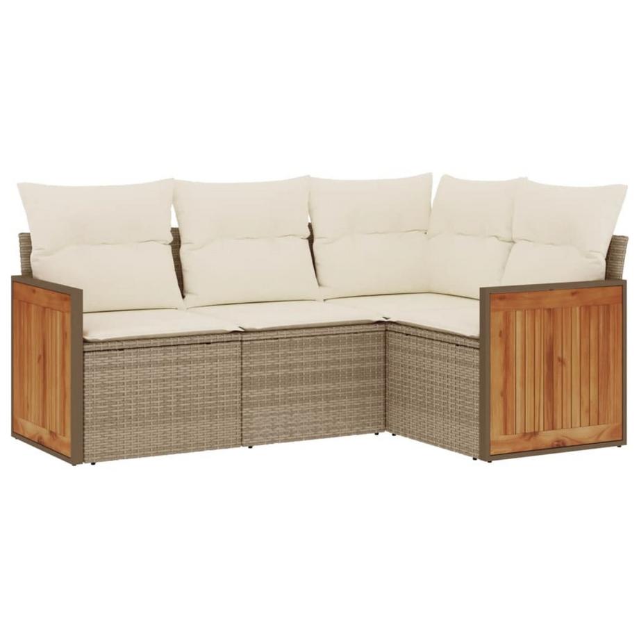 set divano da giardino Polirattan