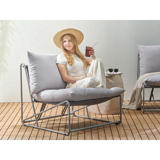 Beliani Set lounge pour jardin en Acier Industriel PICO  