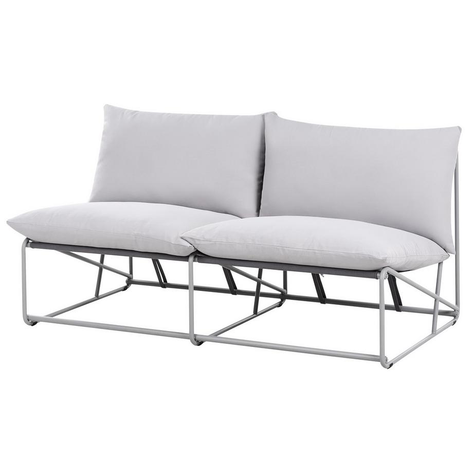 Beliani Set lounge pour jardin en Acier  PICO  