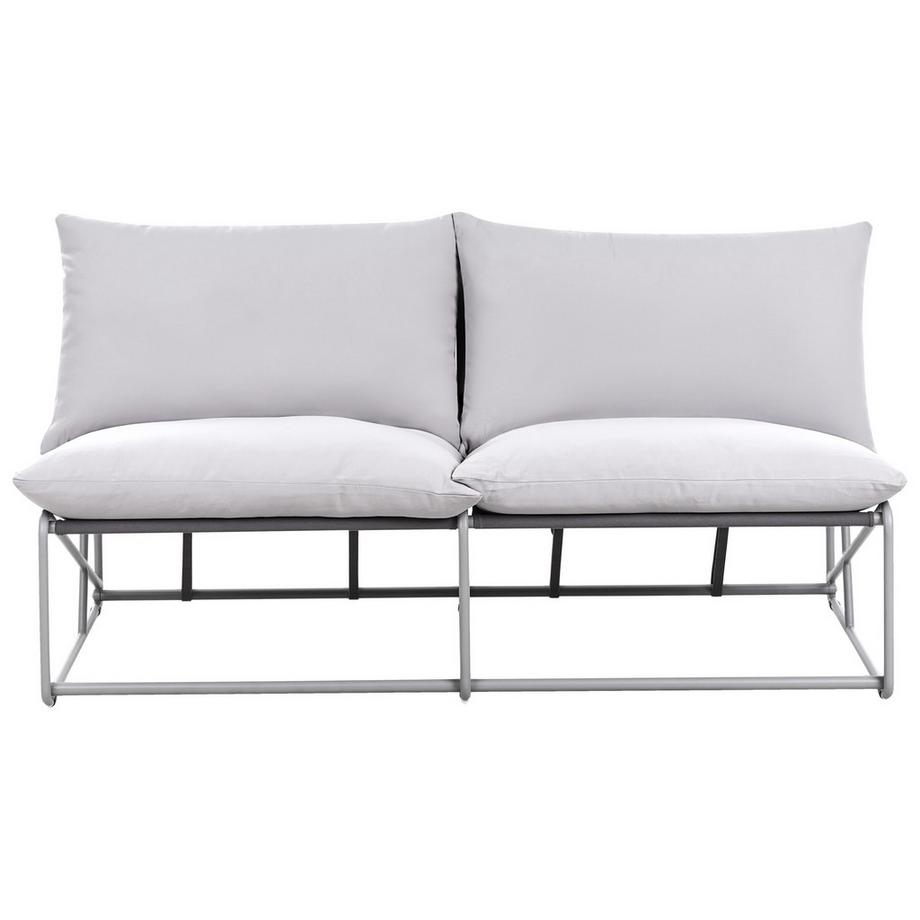 Beliani Set lounge pour jardin en Acier  PICO  