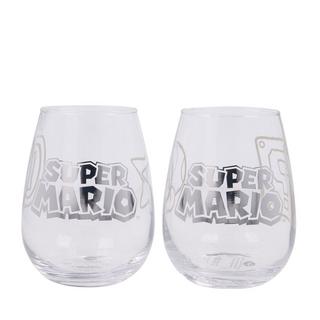 Stor Super Mario Gläser 2er Set (510 ml) - Trinkglas  