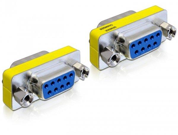 DeLock  DeLOCK 65008 adattatore per inversione del genere dei cavi Sub-D9 Blu, Argento 